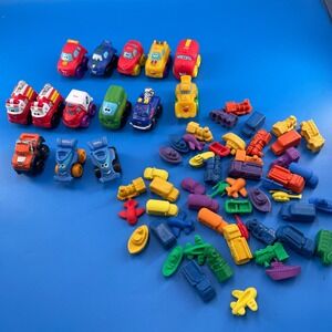 Mixed Lot Tonka Chucky Friends Vehicles & Plastic Rainbow Counters Manipulatives